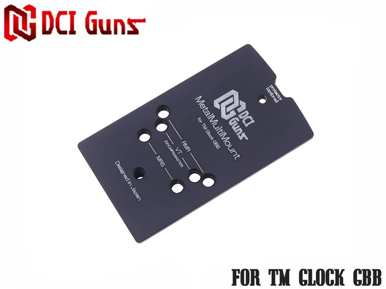 DCI Guns シールドユニット対応メタルマルチマウント グロック用◆リアサイト/ドットサイトマウント/RMR/汎用マウント/ガスガン