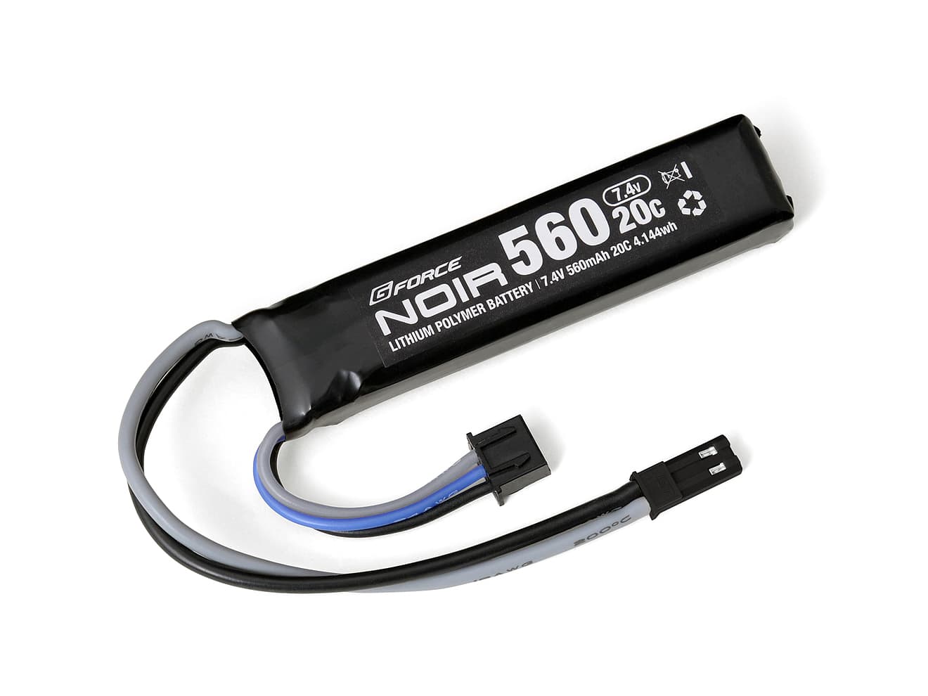 G-FORCE Noir LiPo 7.4V 560mAh 電動ハンドガン用◆リポバッテリー/優れた放電特性/G-フォース