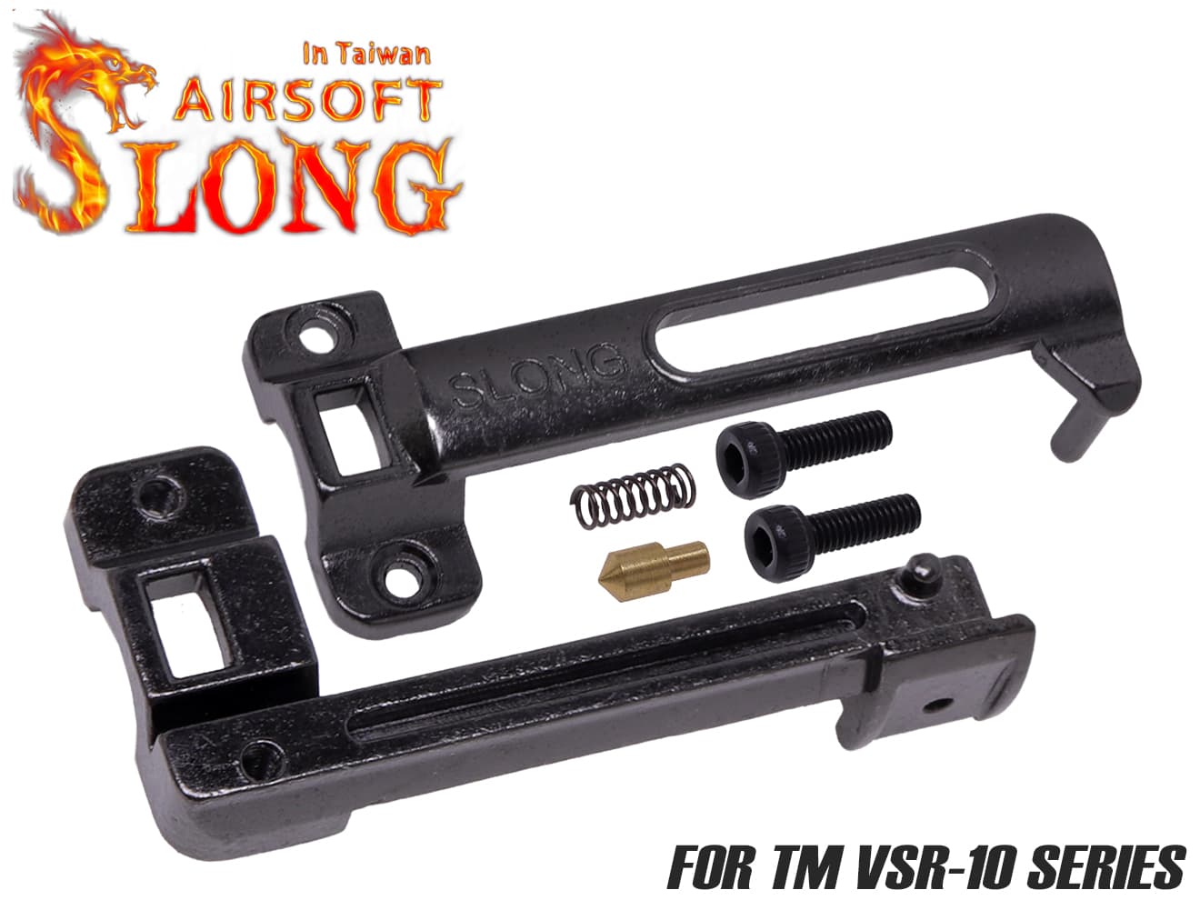 SLONG AIRSOFT 強化ホップアジャスターセット VSR-10◆亜鉛合金製 強度 シャフト部 ヨレ 逃げ 排除 ホップ 調整可能 大径化 安定化 左右..