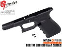 GLK-251(BK)■GUARDER GLOCK Gen.4 オリジナルフレーム EURO Ver for マルイ G19 Gen4◆リアル ファイバー ポリマー 刻印 マット 質感 ネジ部 真鍮 強度 アップ