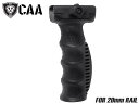 CAA Airsoft EVG エルゴノミック バーティカル グリップ ◆エルゴノミクス デザイン ファアグリップ 20mm レール CR123A 単4電池 収納 快適 ホールド 疲れにくい