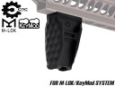 CNC Production RSAC CNC フォアグリップ KeyMod M-LOK◆ショートサイズ グリップ ハンドストップ アルミ 民間 カスタム 仕様 バリケードストップ バイポッド