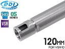 PDI 05シリーズ VSR/L96 超精密ステンレスインナーバレル(6.05±0.002) 120mm VSR-10(ベリーショート)◆東京マルイ 集弾性 初速 直進性 向上 ゲーム SUS304 強化