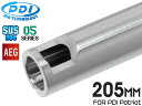 PDI 05シリーズ AEG 超精密 ステンレスインナーバレル(6.05±0.002) 205mm PDI Patriot 1◆集弾性 初速 SUS304 強化...