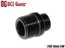 DCI Guns M11正ネジ-M14逆ネジ変換アダプター BK◆東京マルイ MARUI ブラック アタッチメント 高強度 アルマイト 耐食性 硬度 緩み対策 CNC カスタム パッキン