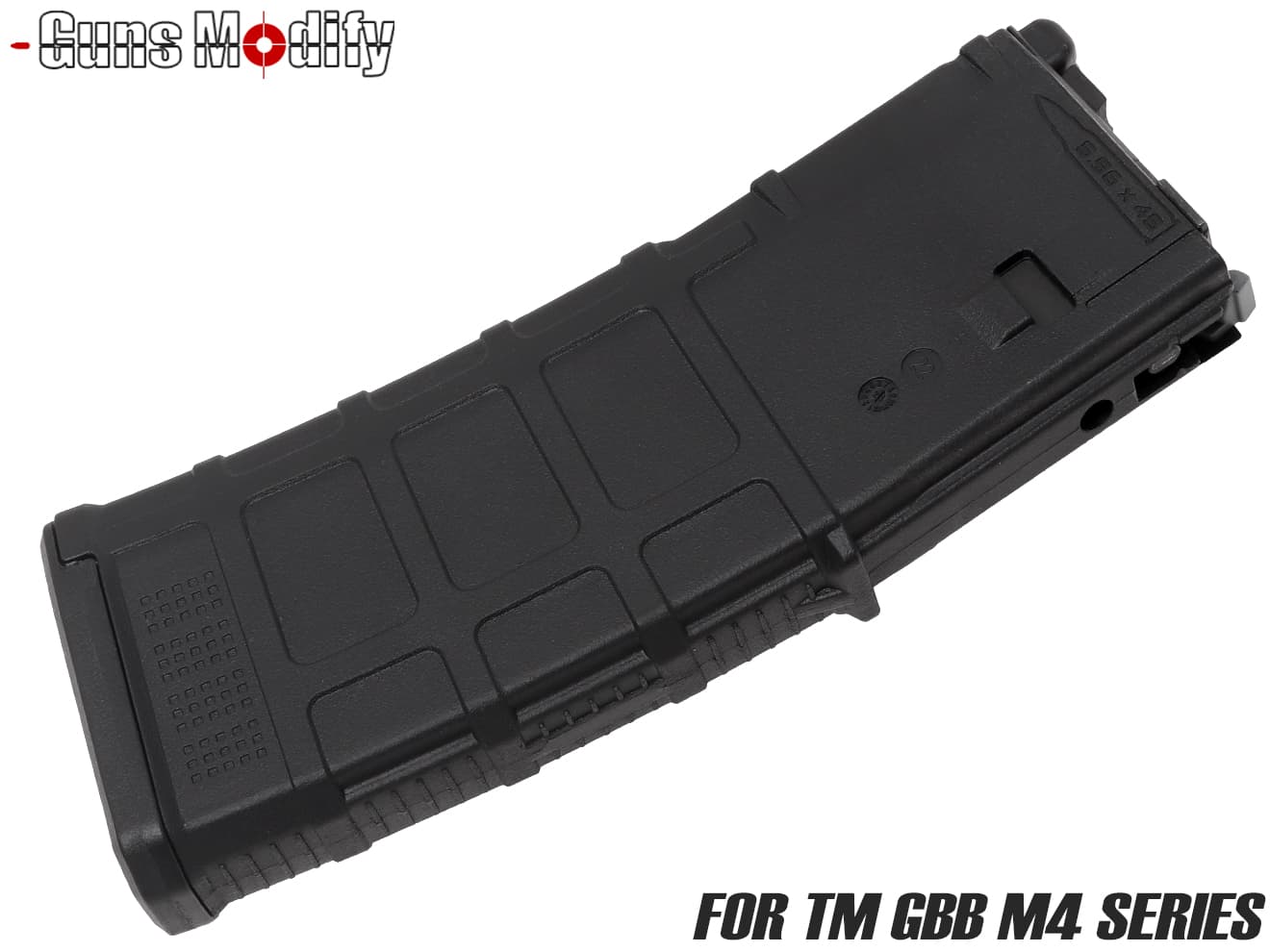 Guns Modify EVO Gen3スタイル マガジン for TM GBB M4◆東京マルイ MARUI ガスブロ ブラック 簡単分解 工具不要 軽量 MAG Gen3 35発 インナー 温度確認 カスタム