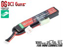 DCI Guns 11.1V 1,000mAh 25C-50C LiPo スティックバッテリー(タミヤコネクター)◆東京マルイ MARUI 電動ガン AEG 次世代 STD ミニコネクター リポバッテリー