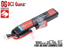 DCI Guns 11.1V 1,000mAh 25C-50C LiPo スティックバッテリー(Deansコネクター)◆東京マルイ MARUI 電動ガン AEG 次世代 STD ディーンズ ミニ リポバッテリー