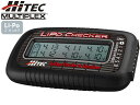 ハイテック LiPo Checker◆チェッカー Li-po バッテリー 対応 ブラック デザイン 自動補正 測定可能 設定 操作 電圧 6セル 同時表示 スリープモード搭載