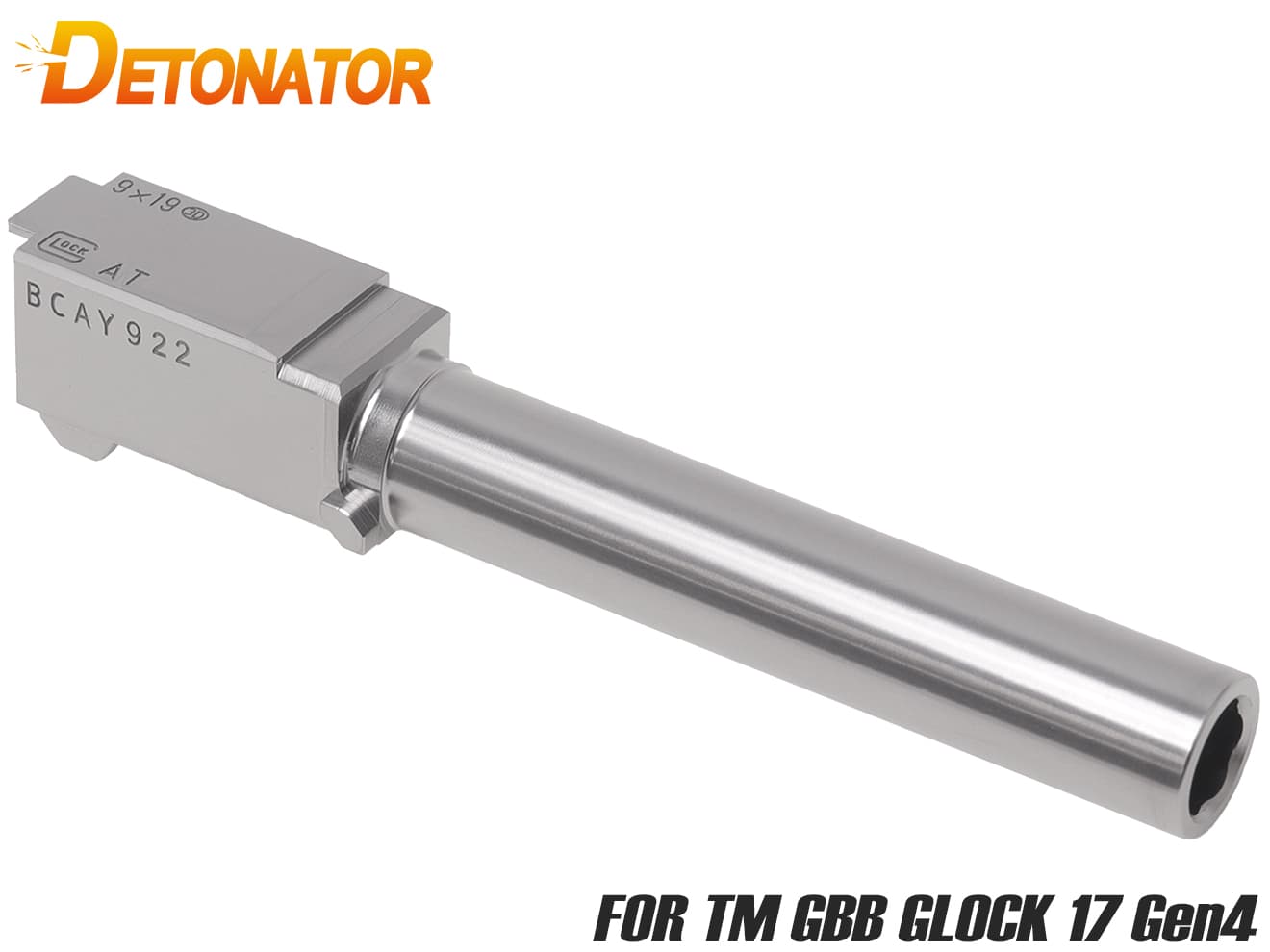 DETONATOR GLOCK 17 GEN4 スタンダード アルミアウターバレル 2022Ver◆東京マルイ MARUI GBB ガスブロ ショートリコイルスプリング CNC 精密 抵抗減少 カスタム