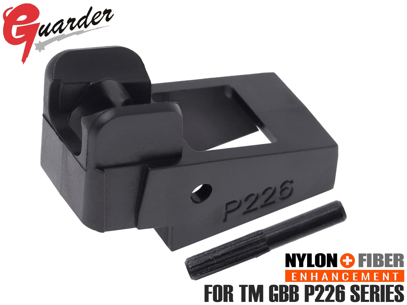 P226-66■GUARDER マガジンリップ for マルイ P226/E2◆東京マルイ MARUI GBB ガスブロ 強化 強度 カスタム パーツ ナイロンファイバー 柔軟性 耐衝撃性 予備