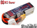 DCI Guns 11.1V 450mAh 75C-150C LiPo コンパクトバッテリー(XT30コネクター)◆東京マルイ 電動ガン AEG 次世代 STD リポバッテリー カスタム 高Cレート 安定