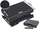 MILITARY BASE ハードケース 交換用スポンジセット H8015B用 295×200×35 1枚 / 295×200×25 1枚◆予備 リペア 修理 ...