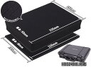 MILITARY BASE ハードケース 交換用スポンジセット H8024B8L用 335×250×50 1枚 / 320×245×10 1枚◆予備 リペア 修...
