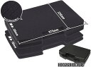 MILITARY BASE ハードケース 交換用スポンジセット H8026B18L用 475×335×30 2枚 / 475×335×10 2枚◆予備 リペア ...