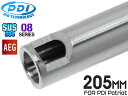 PDI 08シリーズ AEG 超精密 ステンレス インナーバレル(6.08±0.002) 205mm PDI Patriot 1◆東京マルイ MARUI STD...