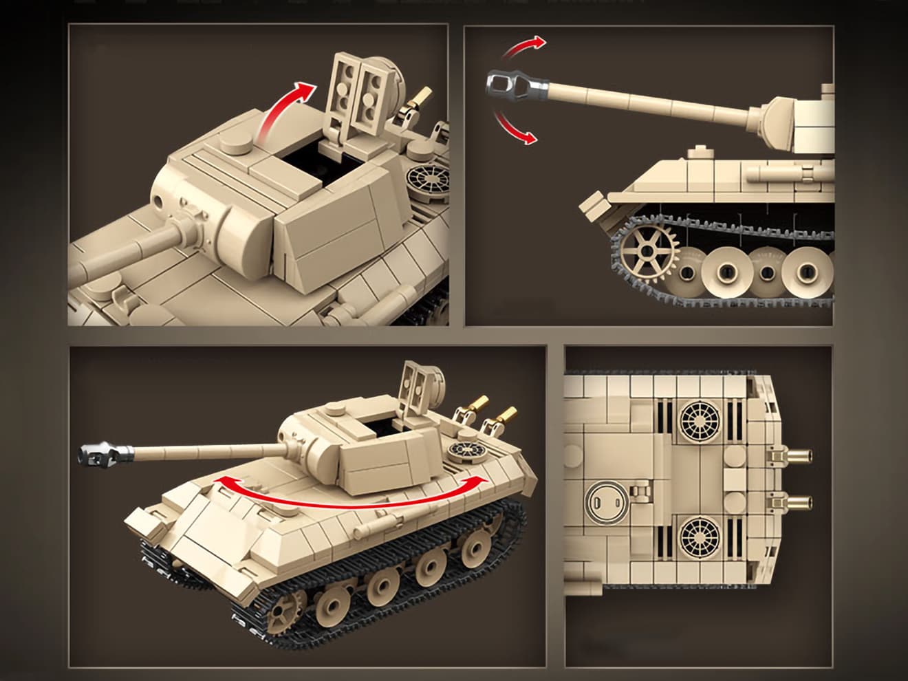 AFM Sd.Kfz.171 V����� �ѥ󥿡�A�� 472Blocks��WW2 �ɥ��� �֥��å� �ꥢ�� �Ƹ� �ΰ� �ץ쥼��� �Ȥ�Ω�� �ڤ��� ������� �ߥ꥿�꡼ ����ƥꥢ �������