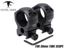 NOVEL ARMS ダブルナットマウント MIDDLE 30mmチューブ対応 for 20mmレール◆Wナット スコープマウント 高さ16mm CQCスコープ...