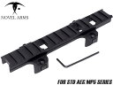 NOVEL ARMS ロープロファイル マウントベース(LONG) for STD MP5シリーズ◆スタンダード電動 MP5用 スコープ/ドットサイトマウント ...