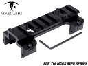 NOVEL ARMS ロープロファイル マウントベース for 次世代MP5 / STD G3◆ノーベルアームズ ショートサイズ ドットサイトマウント スタンダ...