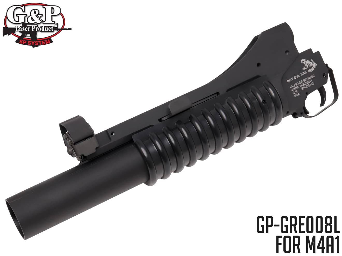 楽天市場】G&P スカルフロッグタイプ M203 QDグレネードランチャーS