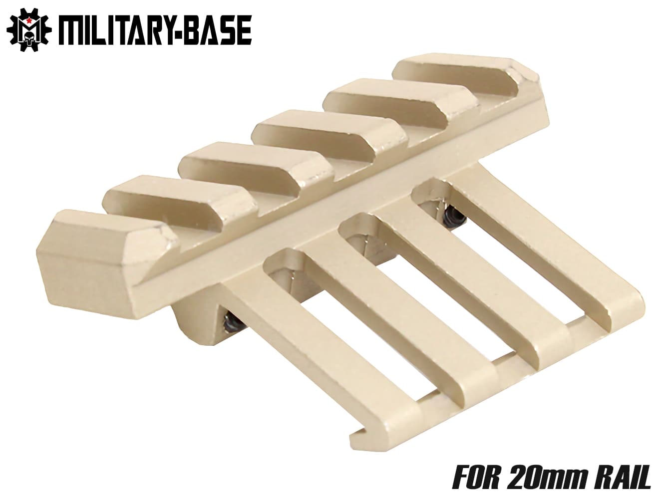 【スリム化に】MILITARY-BASE(ミリタリーベース)1 O 039 clock (ワン オクロック) サイドマウント TAN◆オフセットマウント［全国一律300円配送可能］