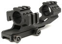 【1インチ対応】タクティカル トリレール リング マウント◆ドレスアップに!20mmレール付/スコープやミニドットサイトを!