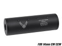 楽天ミリタリーベース【CQBスタイルにピッタリ】MILITARY-BASE（ミリタリーベース）108mmショートサイレンサー★14mm正/逆対応　US AIRFORCE刻印 マルイ/WA/G&P/KSC/DYTAC他