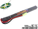 【コンパクトなのに大容量】EAGLE FORCE イーグルフォース EA1350 7.4V 1350mAh 40C+α Li-poバッテリー★AKタイプ　リ…