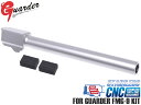 FMG9-03(SV)■GUARDER FMG-9 ステンレスCNC フィクスド アウターバレル◆TM マルイ ガスブロ GBB GLOCK G17 固定式アウ...