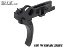 IRON AIRSOFT Geisseleスタイル SSP カーブドボウ トリガー for TM GBB M4◆マルイ ガスブロ カスタム スチール 強化 ドレスアップ ダイレクトトリガー マーク