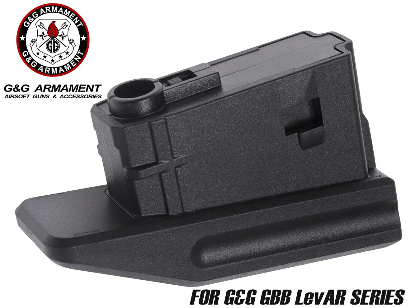 G&G LevAR GOM V5 32R スペアマガジン◆LevAR15 LevAR7 ショートマガジン 刻印 BB弾 Magazine 32発 ライ..