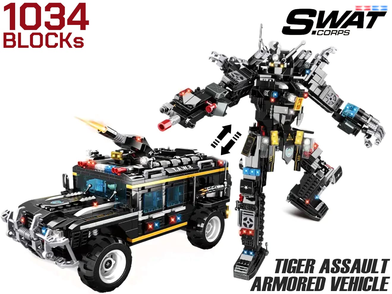 楽天市場】AFM SWAT シリーズ ファルコン武装輸送機 1303Blocks