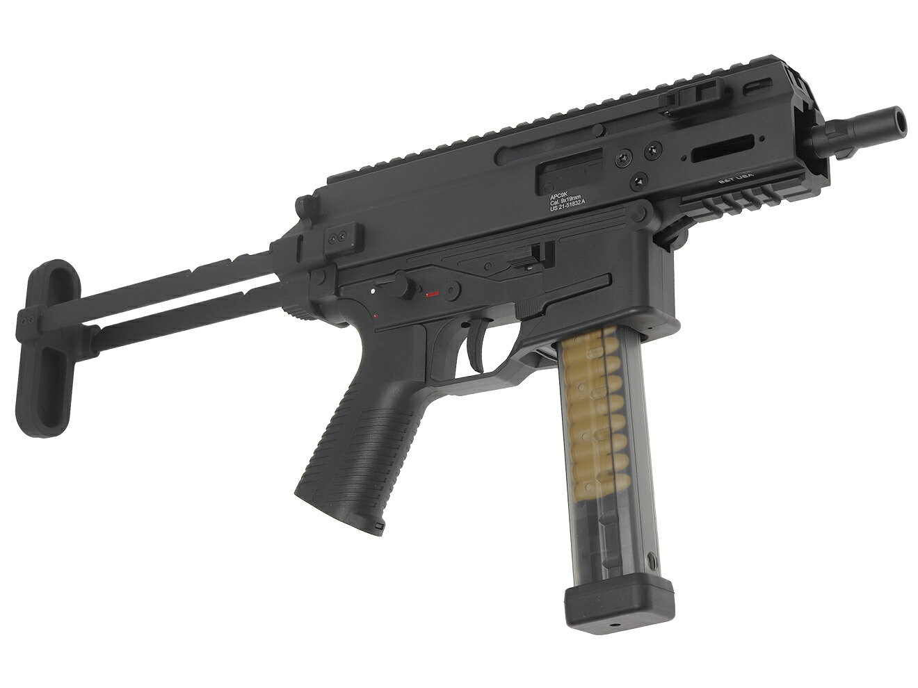 ARCHWICK B&T Air APC9K PRO 電動ガン 本体◆AEG 18歳以上対象モデル ピストルキャリバーカービン アドバンスドポリスカービン 日本仕様 SMG PDW 電子トリガーETU 3