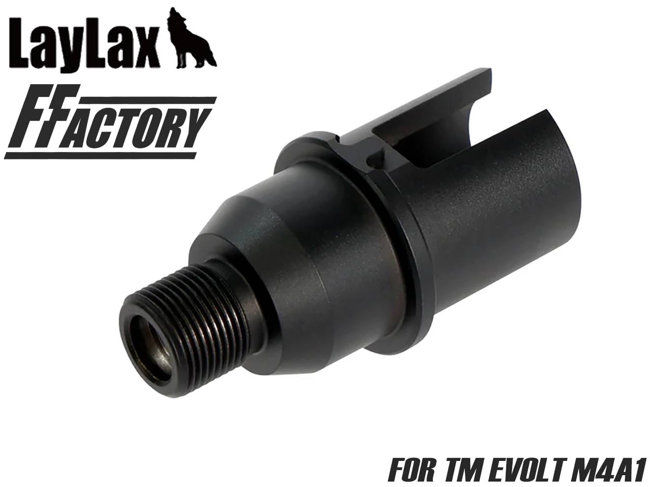 Laylax F-FACTORY アウターバレルベース ショート[東京マルイ エボルト M4A1用]◆EVOLT専用 バレル短縮 長さ調整 ライラクス 設定自由度の向上 カスタム ドレスアップ