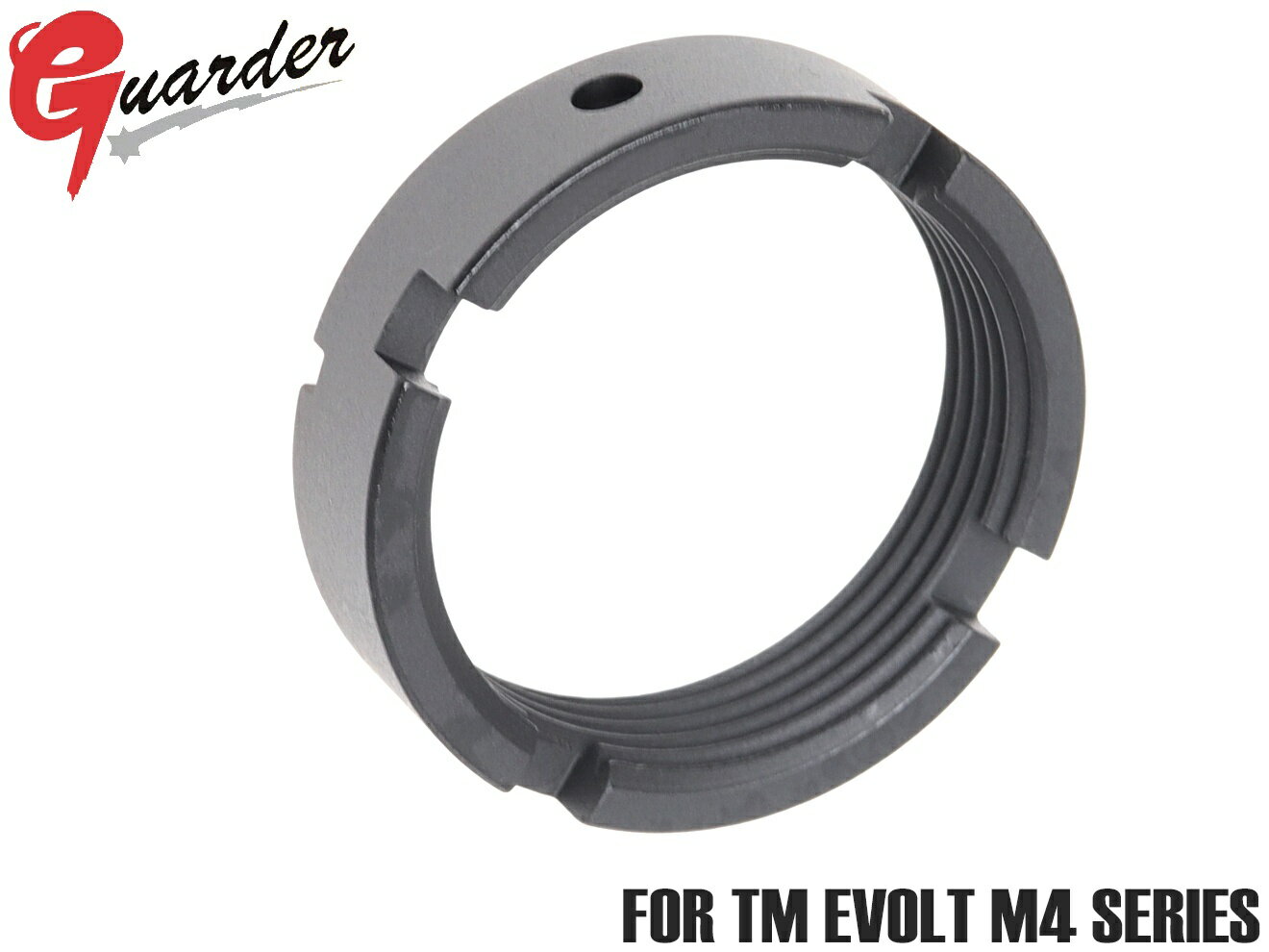 EVOLT-02■GUARDER スチールCNC キャッスルナット◆ガーダー エボルト P-PROCESS処理 バッファーリングナット EGG1-63互換 鉄製