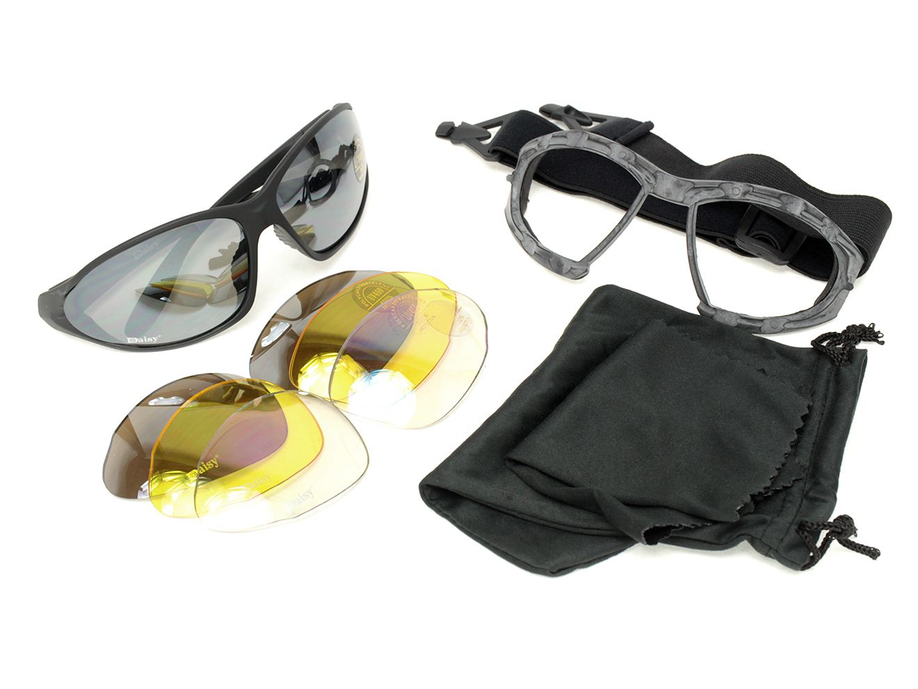 【グラス⇔ゴーグル変換可能】モジューラー シューティンググラス Gen4◆普段使いにも◎3種類のスペ ...