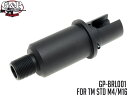 【取り回しアップ/14mm正ネジ】G P STUBBY アウターバレル M4(3インチ)BK◆東京マルイ STD電動M4/M16シリーズ対応！CQB仕様に