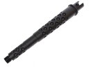 【ディンプルデザイン/14mm正ネジ】G&P 8.5インチ ヒートシンク アウターバレル M4/BK◆東京マルイ STD電動M4/M16シリーズ対応!