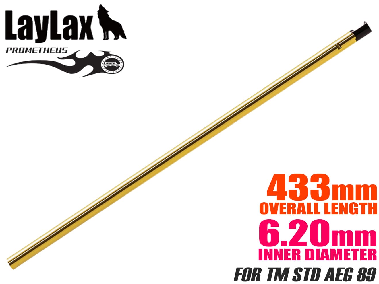 LayLax デルタストライクバレル 433mm/東京マルイ89式対応