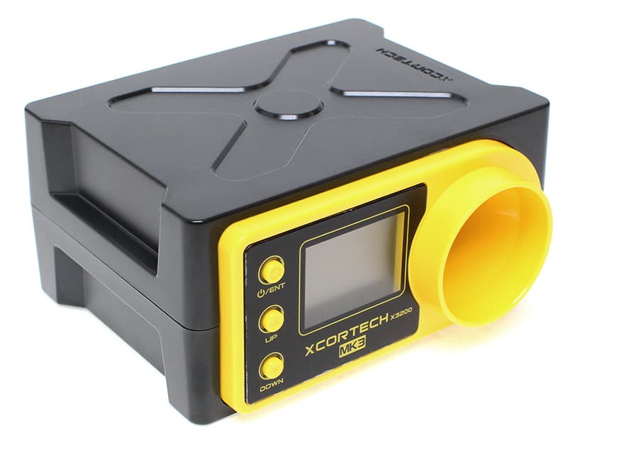 XCORTECH X3200Mk3 弾速計 BK MicroUSB typeBに対応 サイクル測定可能 ショットメモリー機能搭載 カメラ三脚対応