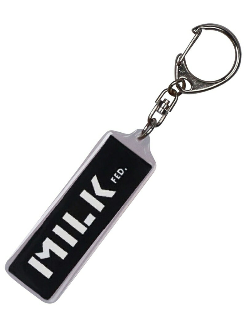 BAR LOGO KEY CHAIN MILKFED. MILKFED. ミルクフェド ファッション雑貨 チャーム・キーチェーン ブラッ..