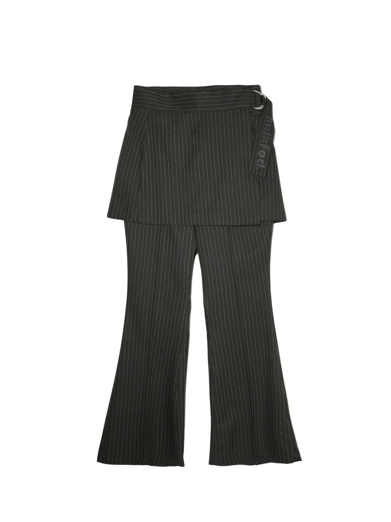 Rakuten - 【SALE／50%OFF】LAYERED FLARE PANTS MILKFED. ミルクフェド パンツ その他のパンツ グレー ブラック【RBA_E】【送料無料】[Rakuten Fashion]