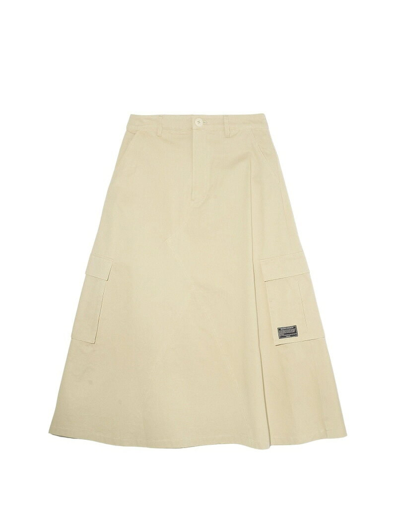 Rakuten - 【SALE／50%OFF】WORK SKIRT MILKFED. ミルクフェド スカート その他のスカート ベージュ ネイビー カーキグリーン【RBA_E】【送料無料】[Rakuten Fashion]