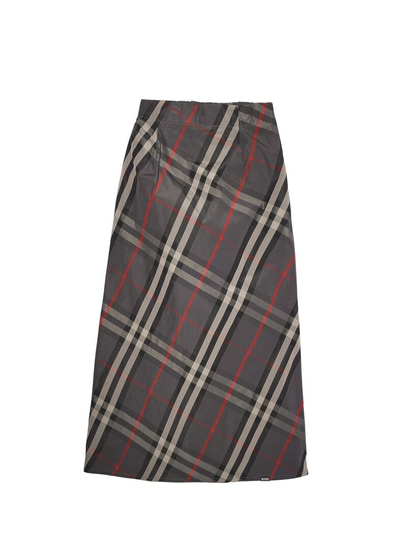 Rakuten - 【SALE／50%OFF】PLAID LONG SKIRT MILKFED. ミルクフェド スカート その他のスカート グレー カーキグリーン【RBA_E】【送料無料】[Rakuten Fashion]