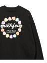 【SALE/50%OFF】CIRCLE HEART SWEAT TOP MILKFED. MILKFED. ミルクフェド トップス スウェット・トレーナー ホワ...