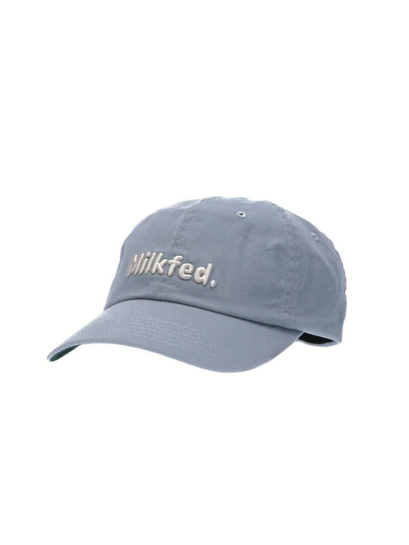 TWILL LOGO CAP MILKFED. MILKFED. ミルクフェド 帽子 キャップ ブルー ネイビー オレンジ レッド【送料無料】[Rakuten Fashion]