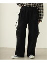 GATHERED POCKET SWEAT CARGO PANTS MILKFED. ミルクフェド パンツ ジャージ・スウェットパンツ カーキグリーン ブラック...
