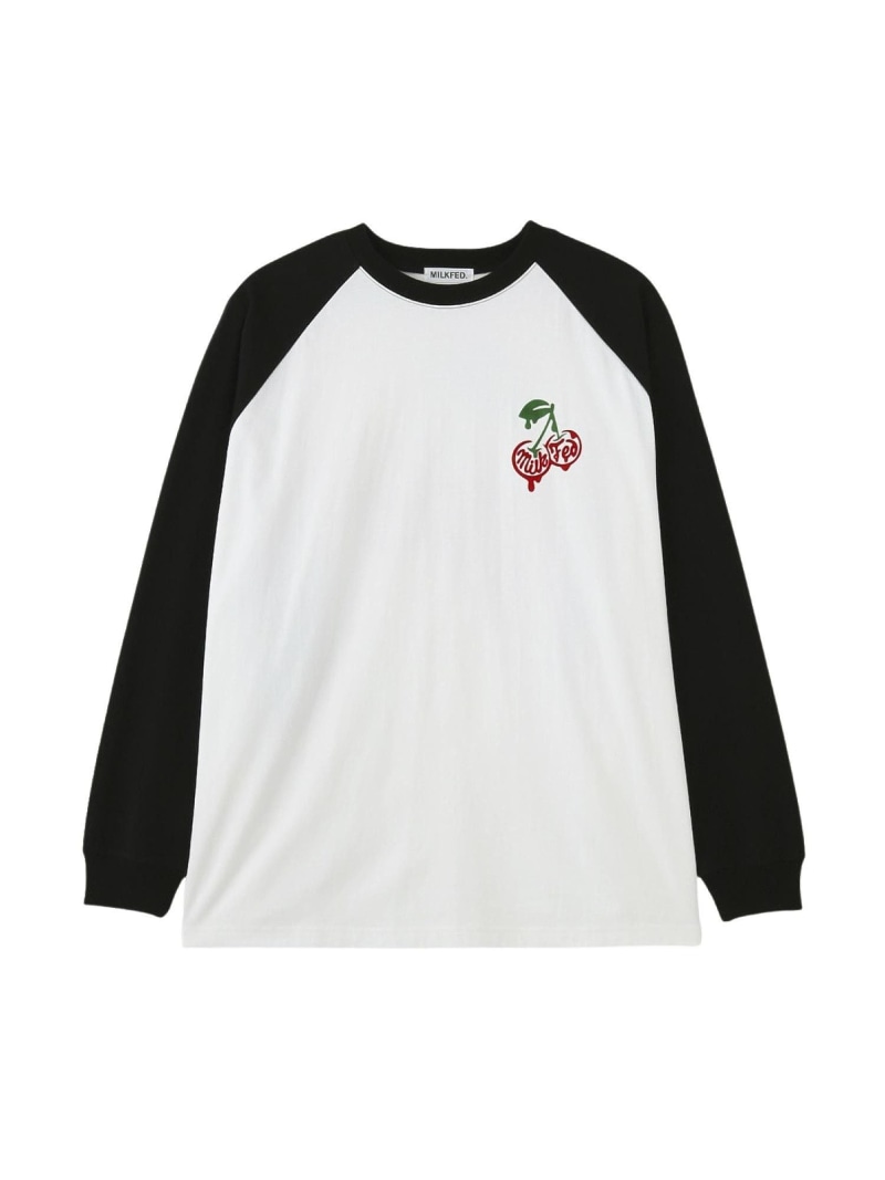 Rakuten - MELTY CHERRY BIG TOP MILKFED. ミルクフェド トップス カットソー・Tシャツ ホワイト【送料無料】[Rakuten Fashion]