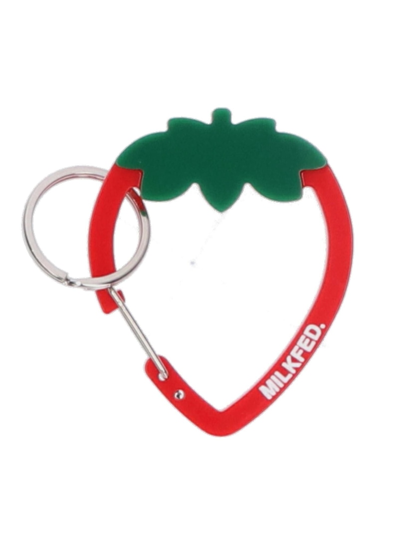 STRAWBERRY CARABINER MILKFED. ミルクフェド アクセサリー・腕時計 その他のアクセサリー・腕時計 レッド ピンク[Rakuten Fashion]の商品画像 3